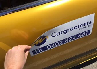 magnetic car sign