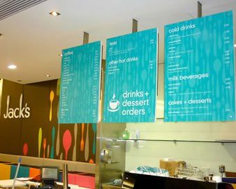 menu signs