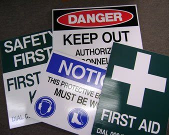 safety signs