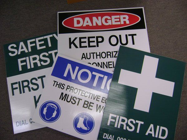 safety signs