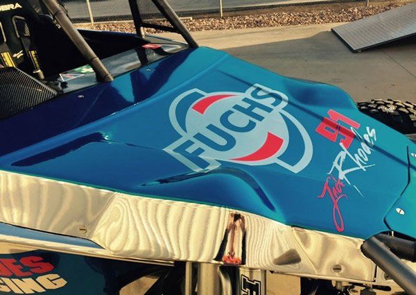 racing vehicle with wrap